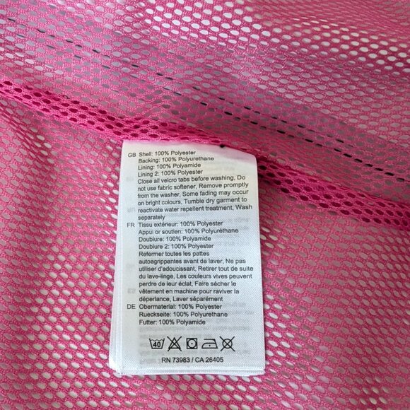 EUC Helly Hansen Navy/Pink Rain Shell/Jacket, size 3XL - Picture 7 of 8